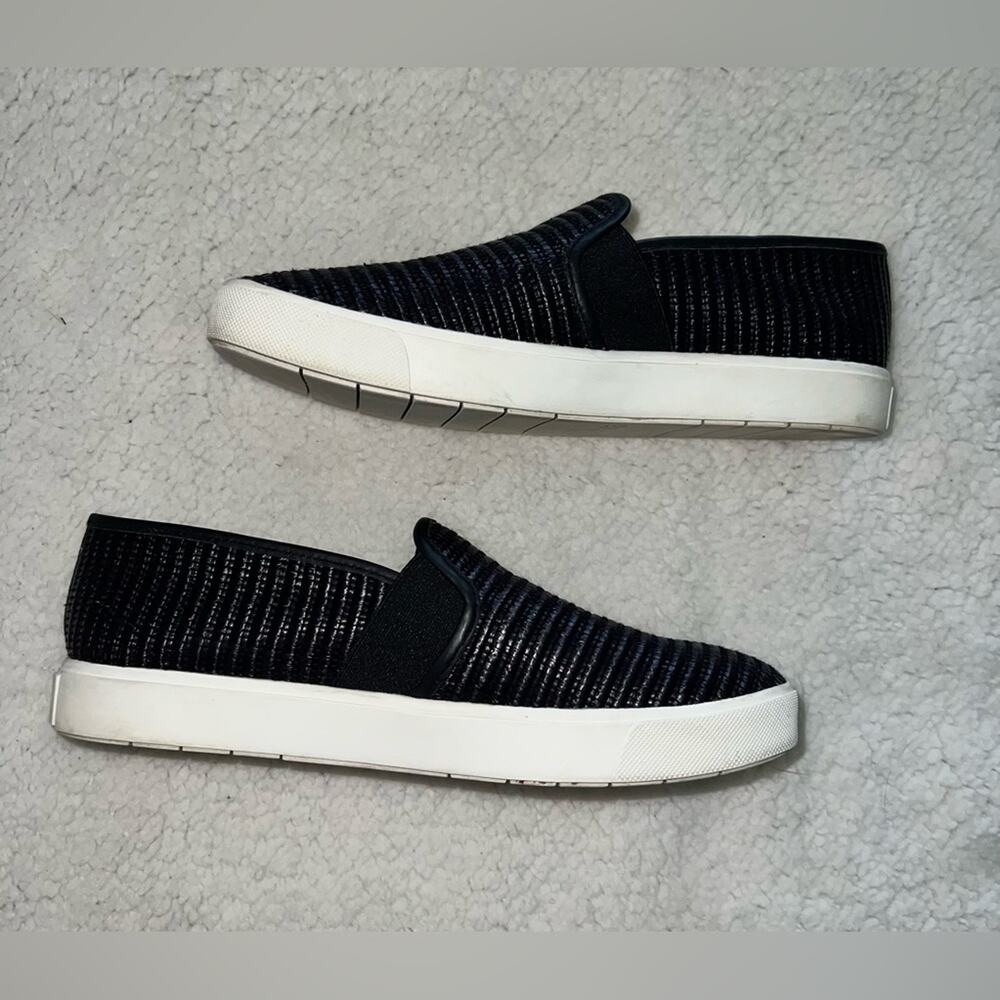 Vince Blair Perforated Leather Slip On Sneaker-  size 8